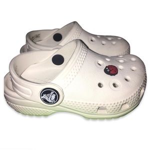 White Crocs Size 5C Toddler